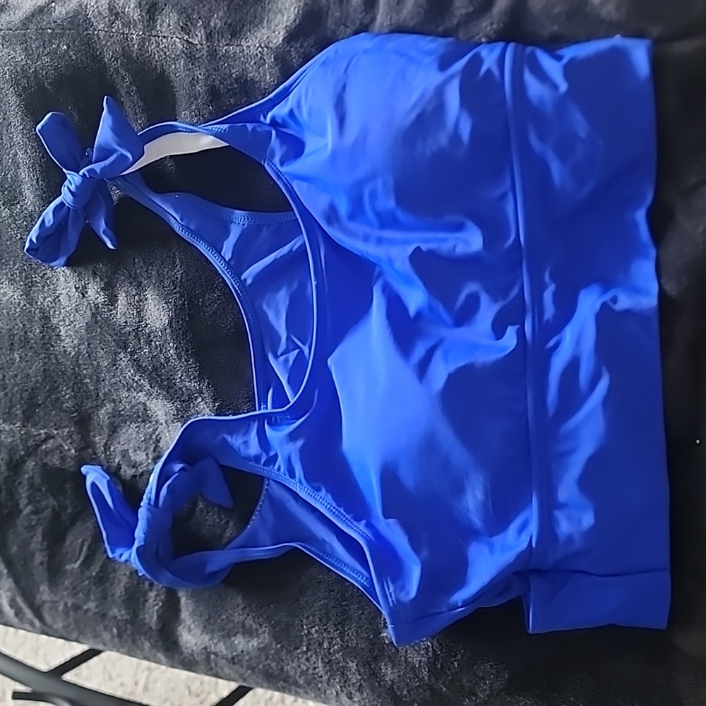 Longline swim top